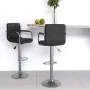 Kitchen stools 2 units black synthetic leather by vidaXL, Kitchen stools - Ref: Foro24-334594, Price: 122,83 €, Discount: %