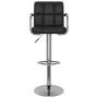 Kitchen stools 2 units black synthetic leather by vidaXL, Kitchen stools - Ref: Foro24-334594, Price: 122,83 €, Discount: %