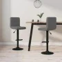 Küchenhocker 2 Einheiten dunkelgrauer Samt von vidaXL, Küchenhocker - Ref: Foro24-334306, Preis: 110,34 €, Rabatt: %