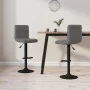 Kitchen stools 2 units dark gray velvet by vidaXL, Kitchen stools - Ref: Foro24-334306, Price: 110,15 €, Discount: %