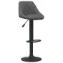 Taburetes de cocina 2 unidades terciopelo gris oscuro de vidaXL, Taburetes de cocina - Ref: Foro24-335350, Precio: 127,40 €, ...