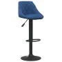 Taburetes de cocina 2 unidades terciopelo azul de vidaXL, Taburetes de cocina - Ref: Foro24-335353, Precio: 139,76 €, Descuen...