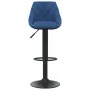 Taburetes de cocina 2 unidades terciopelo azul de vidaXL, Taburetes de cocina - Ref: Foro24-335353, Precio: 139,76 €, Descuen...