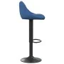 Taburetes de cocina 2 unidades terciopelo azul de vidaXL, Taburetes de cocina - Ref: Foro24-335353, Precio: 139,76 €, Descuen...