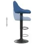 Taburetes de cocina 2 unidades terciopelo azul de vidaXL, Taburetes de cocina - Ref: Foro24-335353, Precio: 139,76 €, Descuen...