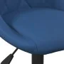 Kitchen stools 2 units blue velvet by vidaXL, Kitchen stools - Ref: Foro24-335353, Price: 142,38 €, Discount: %