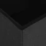 Taburete con almacenaje plegable lino sintético negro by vidaXL, Folding stools and chairs - Ref: Foro24-338763, Price: 25,76...