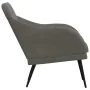 Sillón de terciopelo gris oscuro 63x76x80 cm de vidaXL, Sillones - Ref: Foro24-351455, Precio: 91,40 €, Descuento: %