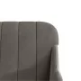 Sillón de terciopelo gris oscuro 63x76x80 cm de vidaXL, Sillones - Ref: Foro24-351455, Precio: 91,40 €, Descuento: %