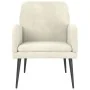 Cremefarbener Samtsessel 62x79x79 cm von vidaXL, Sessel - Ref: Foro24-351412, Preis: 90,68 €, Rabatt: %