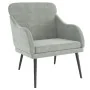 Sillón de terciopelo gris claro 63x76x80 cm de vidaXL, Sillones - Ref: Foro24-351436, Precio: 83,96 €, Descuento: %