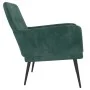 Sillón de terciopelo verde oscuro 62x79x79 cm de vidaXL, Sillones - Ref: Foro24-351406, Precio: 89,07 €, Descuento: %