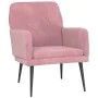 Pink velvet armchair 62x79x79 cm by vidaXL, Armchairs - Ref: Foro24-351407, Price: 93,97 €, Discount: %