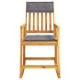 Silla mecedora con cojines madera maciza acacia de vidaXL, Sillas de jardín - Ref: Foro24-360026, Precio: 108,84 €, Descuento: %