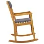 Schaukelstuhl mit Kissen aus massivem Akazienholz von vidaXL, Gartenstühle - Ref: Foro24-360026, Preis: 108,89 €, Rabatt: %