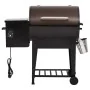 Pellet barbecue with black iron lower shelf 94 cm by vidaXL, Barbecues - Ref: Foro24-360068, Price: 450,25 €, Discount: %