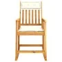 Silla mecedora con cojines madera maciza acacia de vidaXL, Sillas de jardín - Ref: Foro24-360025, Precio: 95,75 €, Descuento: %