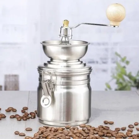 HI Stainless steel manual coffee grinder by HI, coffee grinders - Ref: Foro24-435274, Price: 23,32 €, Discount: %