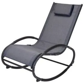 ProGarden Silla mecedora gris oscuro de ProGarden, Mecedoras - Ref: Foro24-436260, Precio: 88,81 €, Descuento: %