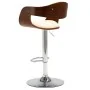 Küchenhocker, 2 Stück, gebogenes Holz, cremefarbenes Kunstleder von vidaXL, Küchenhocker - Ref: Foro24-3052712, Preis: 254,96...