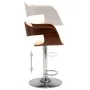 Küchenhocker, 2 Stück, gebogenes Holz, cremefarbenes Kunstleder von vidaXL, Küchenhocker - Ref: Foro24-3052712, Preis: 254,96...