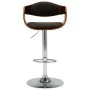 Küchenhocker 2 Stück gebogenes Holz und grauer Stoff von vidaXL, Küchenhocker - Ref: Foro24-3052713, Preis: 261,98 €, Rabatt: %