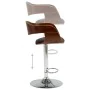 Küchenhocker 2 Stück gebogenes Holz und grauer Stoff von vidaXL, Küchenhocker - Ref: Foro24-3052713, Preis: 261,98 €, Rabatt: %