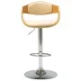 Küchenhocker, 2 Stück, gebogenes Holz, cremefarbenes Kunstleder von vidaXL, Küchenhocker - Ref: Foro24-3052714, Preis: 259,09...