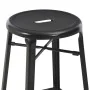 Taburetes de cocina 4 unidades acero negro de vidaXL, Taburetes de cocina - Ref: Foro24-3054558, Precio: 278,92 €, Descuento: %