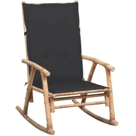 Schaukelstuhl mit Bambuskissen von vidaXL, Gartenstühle - Ref: Foro24-3063903, Preis: 141,03 €, Rabatt: %