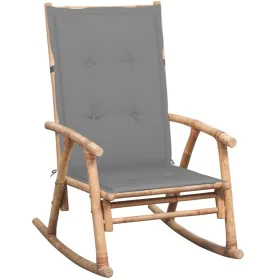 Schaukelstuhl mit Bambuskissen von vidaXL, Gartenstühle - Ref: Foro24-3063904, Preis: 139,38 €, Rabatt: %