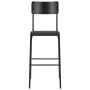 Küchenhocker 4 Stück aus Sperrholz und schwarzem Stahl von vidaXL, Küchenhocker - Ref: Foro24-3054566, Preis: 406,09 €, Rabat...