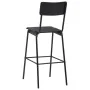 Küchenhocker 4 Stück aus Sperrholz und schwarzem Stahl von vidaXL, Küchenhocker - Ref: Foro24-3054566, Preis: 406,09 €, Rabat...