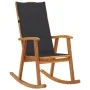 Schaukelstuhl mit Kissen aus massivem Akazienholz von vidaXL, Gartenstühle - Ref: Foro24-3064179, Preis: 195,74 €, Rabatt: %