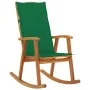 Schaukelstuhl mit Kissen aus massivem Akazienholz von vidaXL, Gartenstühle - Ref: Foro24-3064184, Preis: 204,85 €, Rabatt: %