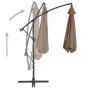 Cantilever parasol with aluminum pole 300 cm taupe by vidaXL, Umbrellas - Ref: Foro24-44510, Price: 109,32 €, Discount: %