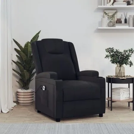 Black Faux Leather Power Recliner by vidaXL, Armchairs - Ref: Foro24-3073788, Price: 253,43 €, Discount: %
