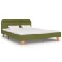 Bed frame with LED green fabric 180x200 cm by vidaXL, Beds and slatted bases - Ref: Foro24-280910, Price: 131,81 €, Discount: %
