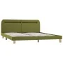 Bed frame with LED green fabric 180x200 cm by vidaXL, Beds and slatted bases - Ref: Foro24-280910, Price: 131,81 €, Discount: %
