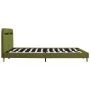 Bed frame with LED green fabric 180x200 cm by vidaXL, Beds and slatted bases - Ref: Foro24-280910, Price: 131,81 €, Discount: %