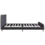 Dark gray fabric bed frame 160x200 cm by vidaXL, Beds and slatted bases - Ref: Foro24-280919, Price: 158,32 €, Discount: %