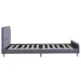 Light gray fabric bed frame 140x200 cm by vidaXL, Beds and slatted bases - Ref: Foro24-280923, Price: 147,86 €, Discount: %