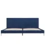 Blue fabric bed frame 180x200 cm by vidaXL, Beds and slatted bases - Ref: Foro24-280955, Price: 161,01 €, Discount: %