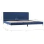 Blue fabric bed frame 180x200 cm by vidaXL, Beds and slatted bases - Ref: Foro24-280955, Price: 161,01 €, Discount: %