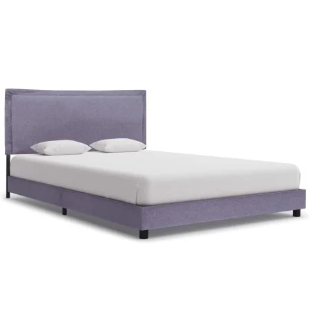 Hellgrauer Stoffbettrahmen 140x200 cm von vidaXL, Betten und Lattenroste - Ref: Foro24-280988, Preis: 156,89 €, Rabatt: %