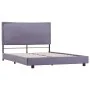 Light gray fabric bed frame 140x200 cm by vidaXL, Beds and slatted bases - Ref: Foro24-280988, Price: 156,91 €, Discount: %