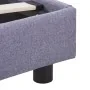 Light gray fabric bed frame 140x200 cm by vidaXL, Beds and slatted bases - Ref: Foro24-280988, Price: 156,91 €, Discount: %