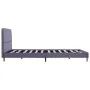 Light gray fabric bed frame 140x200 cm by vidaXL, Beds and slatted bases - Ref: Foro24-280873, Price: 147,29 €, Discount: %