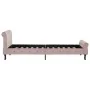 Pink velvet bed frame 100x200 cm by vidaXL, Beds and slatted bases - Ref: Foro24-288565, Price: 253,07 €, Discount: %