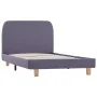 Light gray fabric bed frame 90x200 cm by vidaXL, Beds and slatted bases - Ref: Foro24-280871, Price: 90,16 €, Discount: %